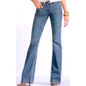 CAbi #318R Patch Pocket Hiphugger Flare Jeans 6